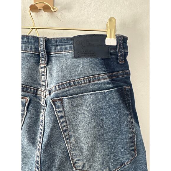 One teaspoon shorts Sz25 dark faded sides unique look - Picture 6 of 9